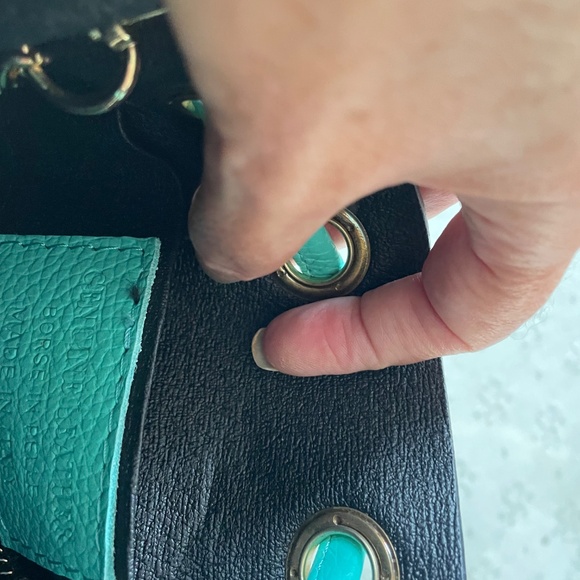 Leather Italian Bucket Bag - Picture 5 of 11